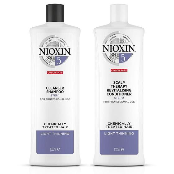 Imagem de Nioxin Hair System 5 Shampoo + Condicionador 1000ml