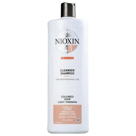 Imagem de Nioxin System 3 Cleanser Shampoo 1000Ml