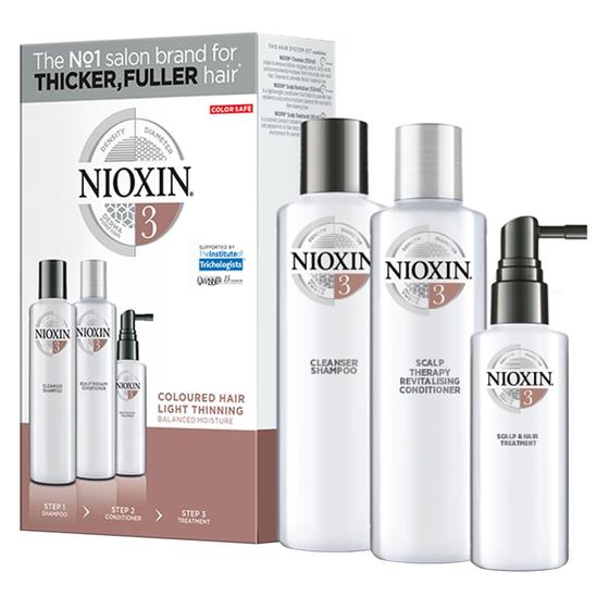 Imagem de Nioxin System 3 Kit - Shampoo + Condicionador + Tratamento