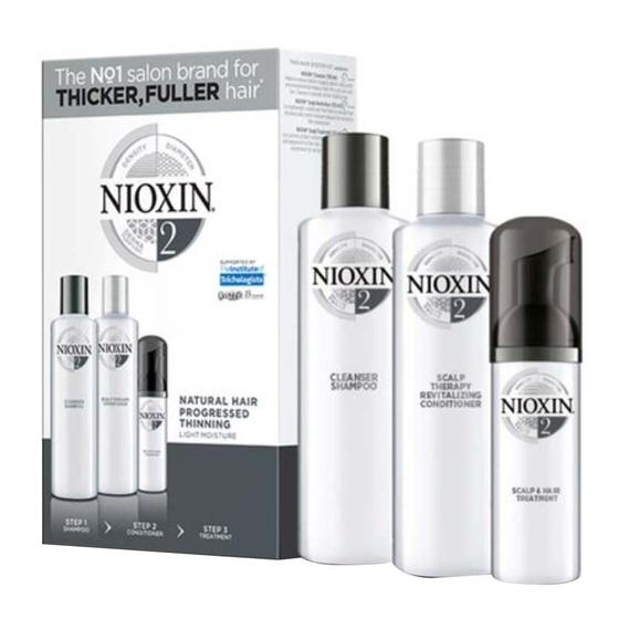 Imagem de Nioxin Trial Kit Sistema 2 - Shampoo + Condicionador + Leave-in