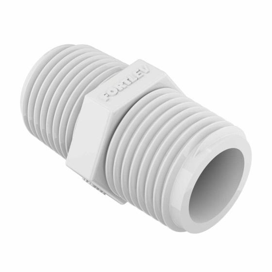 Imagem de Nípel PVC Branco 1/2"- Fortlev