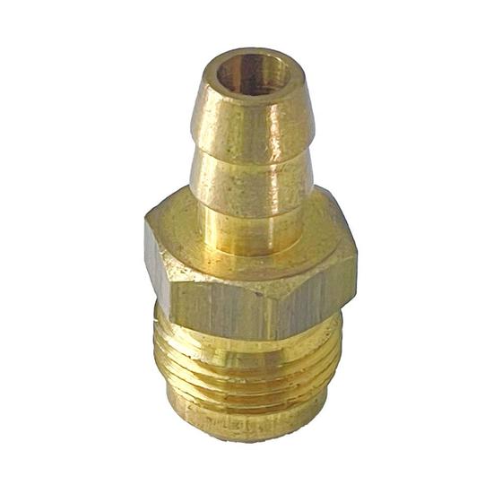 Imagem de Niple para Mangueira Latão 1/2" SAE Macho x 3/8" BM