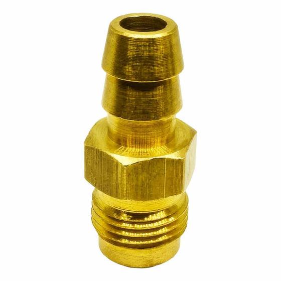 Imagem de Niple para Mangueira Latão 3/8" SAE Macho x 3/8" BM