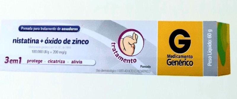 Imagem de Nistatina+oxi zinco pom 60g cimed