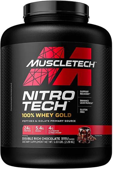 Imagem de Nitro Tech 100% Whey Gold Muscletech 2,28kg - Chocolate