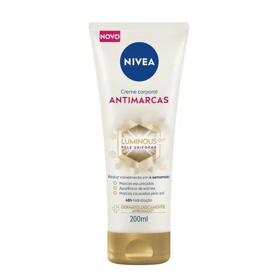 Imagem de Nivea Creme Corporal Anti Marcas Luminous 630º Pele Uniforme 200ml