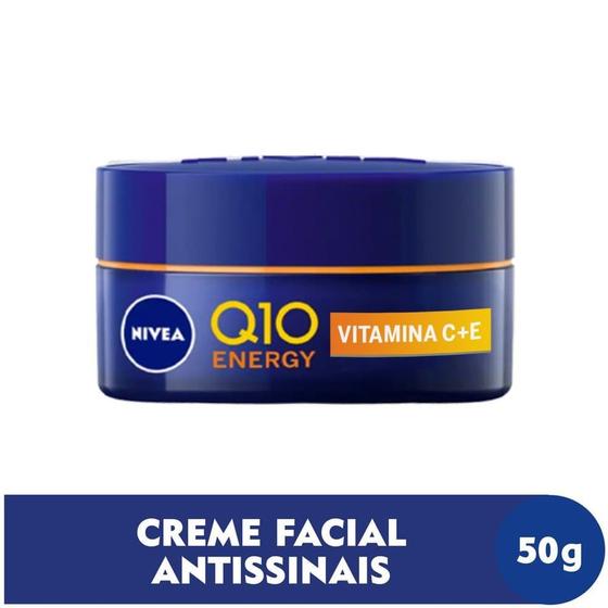 Imagem de NIVEA Creme Facial Antissinais Q10 Energy Noite 50g