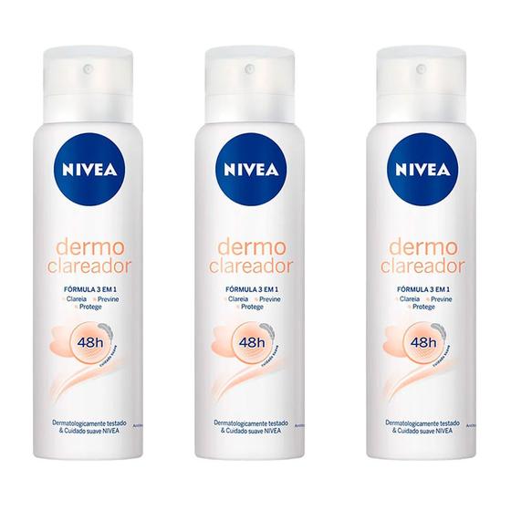 Imagem de NIVEA Dermo Clareador Kit  3 Desodorantes Aerossol