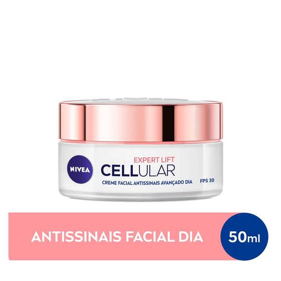 NIVEA Facial Cellular Expert Lift Antissinais Avançado Dia FPS30 50ml Menor preço em NIVEA Facial Cellular Expert Lift Antissinais Avançado Dia FPS30 50ml