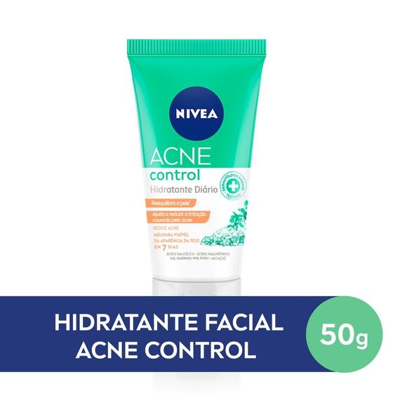 NIVEA Hidratante Facial Acne Control 50ml Menor preço em NIVEA Hidratante Facial Acne Control 50ml