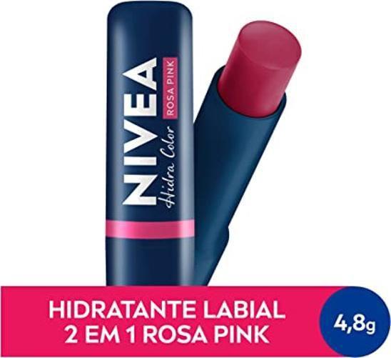 Imagem de Nivea Hidratante Labial Color 2 Em 1 Rosa Pink, Nivea