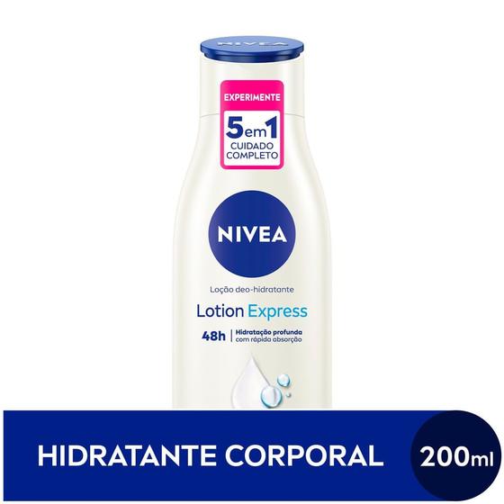Imagem de NIVEA Loção Deo-Hidratante Lotion Express 48h Hidratação Profunda 200ml