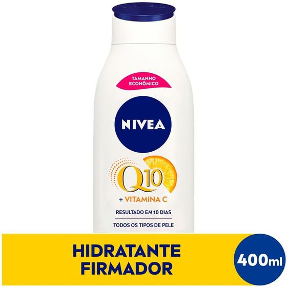 Imagem de NIVEA Loção Hidratante Firmador Q10 + Vitamina C Todos os Tipos de Pele 400ml