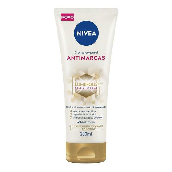 Imagem de NIVEA LUMINOUS 630 Creme Corporal Antimarcas 200ml