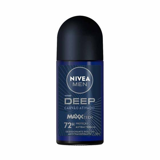 Imagem de NIVEA MEN Antitranspirante Roll-on Deep MaxxTech Carvão Ativado