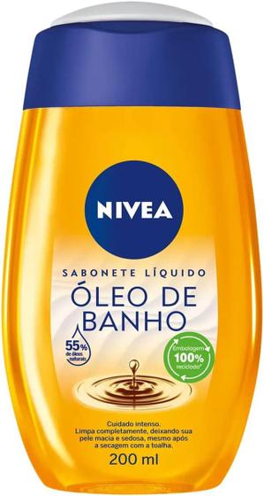 Imagem de Nívea Sabonete Líquido Óleo de Banho 200ml