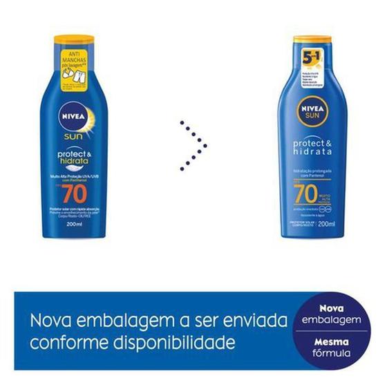 Imagem de Nivea Sun FPS70 Protetor Hidratante 200ML