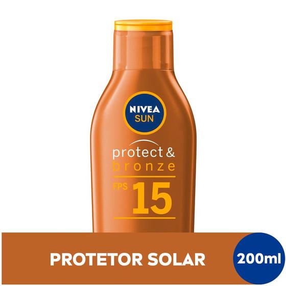 NIVEA SUN Protetor Solar Protect & Bronze FPS15 200ml é boa?