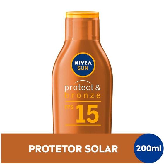 Imagem de NIVEA SUN Protetor Solar Protect & Bronze FPS15 200ml