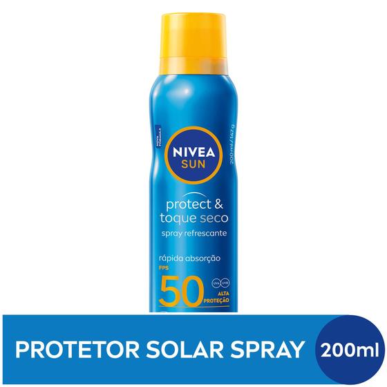 Imagem de NIVEA SUN Protetor Solar Spray Protect & Toque Seco FPS 50 200ml