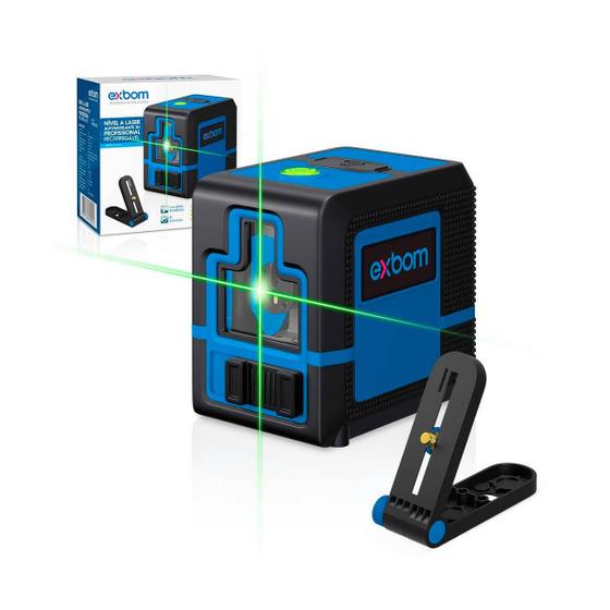 Imagem de Nível a Laser 3D Profissional 2 Linhas com Autonivelamento Automático