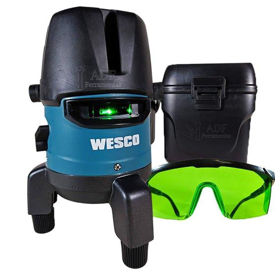 Imagem de Nivel a Laser 5 Linhas Verdes Base Giratória 360 WS8911K Wesco