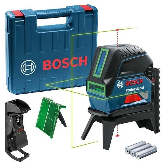 Imagem de Nível a Laser Auto-nivelador 2 Linhas GCL2-15G Verde - Bosch