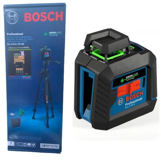 Imagem de Nivel a laser de linha gll 2-20 g verde suporte bosch