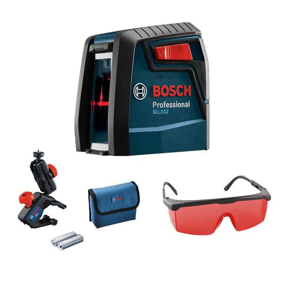 Imagem de Nível A Laser De Linhas Bosch Gll2-12 + Acessórios