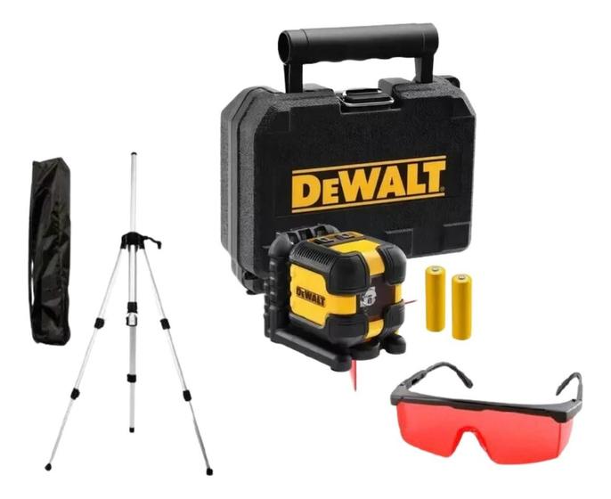 Imagem de Nível À Laser Dewalt + Tripé + Óculos + Maleta - Dw08802