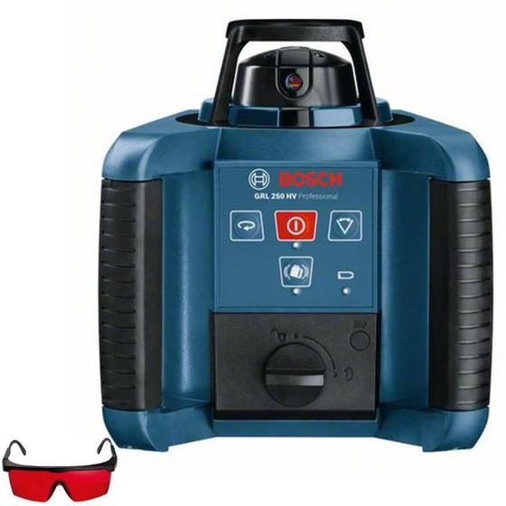 Nível à Laser Rotativo GRL 250HV Completo com Maleta e Controle BOSCH Menor preço em Nível à Laser Rotativo GRL 250HV Completo com Maleta e Controle BOSCH