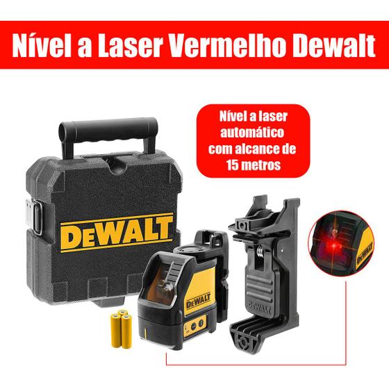 Imagem de Nivel a Laser Vemelho Dewalt DW088K 15M