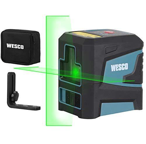 Imagem de Nivel a laser wesco verde 15mts 2 linhas c/bolsa e suporte