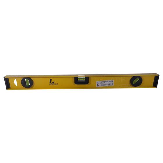 Nível Alumínio Base Magnética 60cm com 3 Bolhas Lotus Menor preço em Nível Alumínio Base Magnética 60cm com 3 Bolhas Lotus