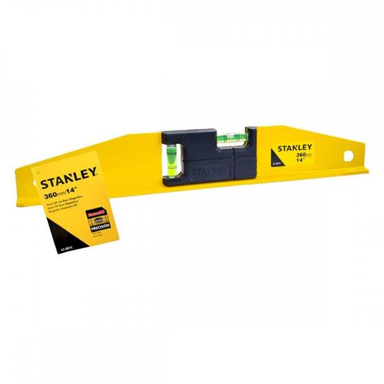 Imagem de Nivel Aluminio Stanley 14'' Com Base Magnetica - 42-887S