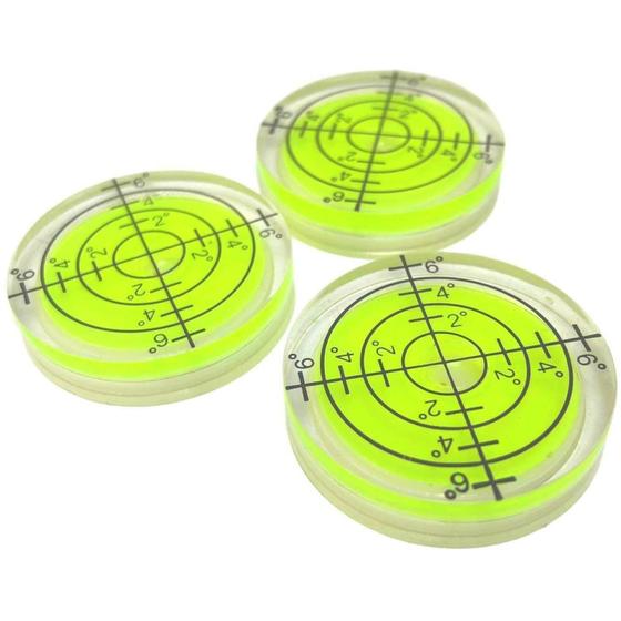 Imagem de Nível de Bolso Taskar Precision Bullseye Round 32mm - Pacote com 3