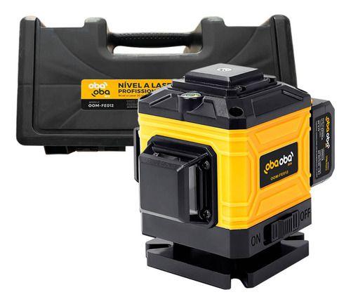 Imagem de Nível Laser 12 Linhas Luz Verde3d Recarregável Autonivelante