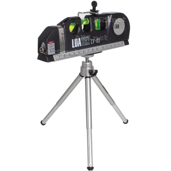Imagem de Nível Laser 3 Linhas Nivelador Trena Com Tripé