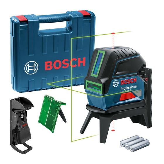 Imagem de Nível Laser Bosch Verde GCL 2-15 G 15m com Suporte