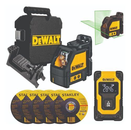 Imagem de Nível Laser Linhas Verdes Dewalt Dw088cg com Trena Laser e 5 Discos Metal