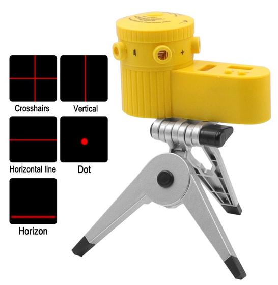 Imagem de Nível Laser Multifuncional 2 Linhas Cruzada, Régua de Medição com Tripé Giratório