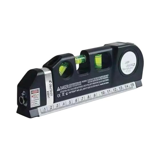 Imagem de Nível Laser Multifuncional Com Fita Métrica De 2,4m E Réguas Métricas Ferramenta Niveladora a Laser