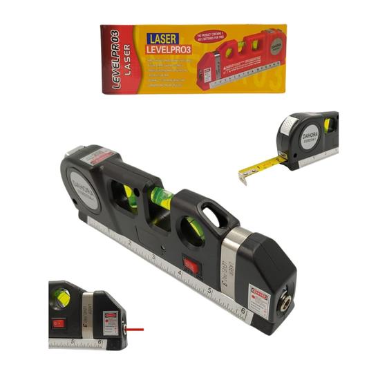 Imagem de Nível Laser Profissional Level Pro3 Estágios Nivelador NL015