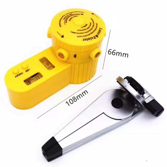 Imagem de Nível Multifuncional Laser Pro Vertical Horizontal mais Tripé Ideal  Uso profissional e doméstico