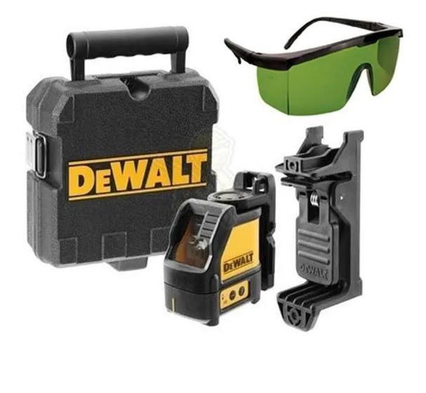 Imagem de Nível Verde DeWalt - DW088CG-LA + Óculos de proteção Verde