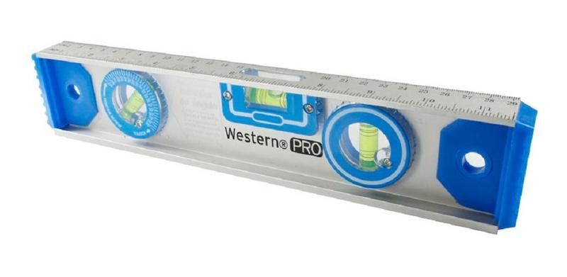 Imagem de Nivel Western Pro Em Aluminio Com Base Imantada 30cm Hl50
