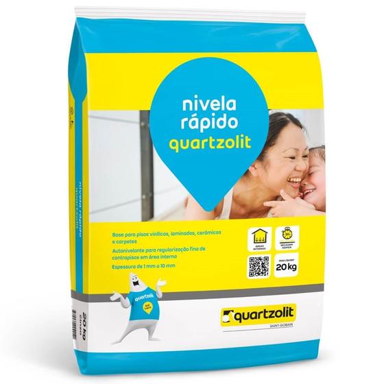 Imagem de Nivela Rápido Cinza 20 Kilos - 0288.00001.0020PLH - QUARTZOLIT