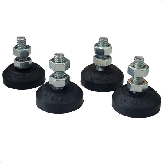 Imagem de Nivelador De Impacto Amortecedor Borracha Mod Mini 2 - 4 Uni
