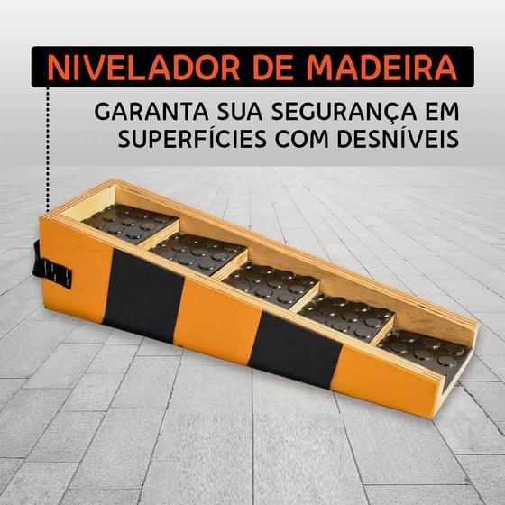 Imagem de Nivelador Profissional Para Pés Escada - Em Madeira