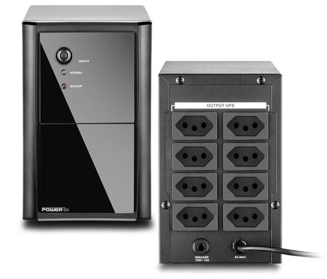 Nobreak 1440va Powetek 8 Saídas Videogame Dvr Computador Pc Tv Video Game Internet Alarme Impressora Menor preço em Nobreak 1440va Powetek 8 Saídas Videogame Dvr Computador Pc Tv Video Game Internet Alarme Impressora